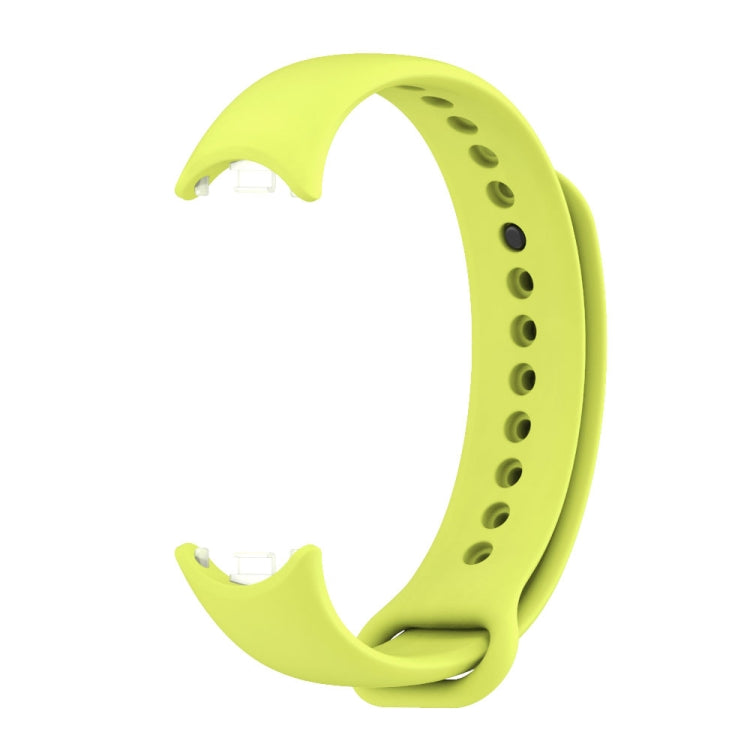 For Xiaomi Mi Band 8 Mijobs Solid Color Silicone Watch Band