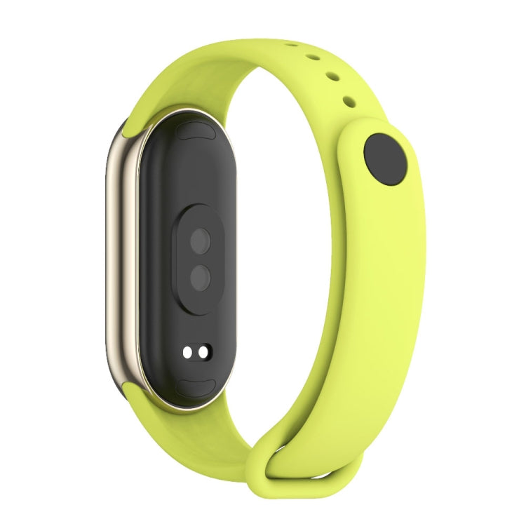 For Xiaomi Mi Band 8 Mijobs Solid Color Silicone Watch Band