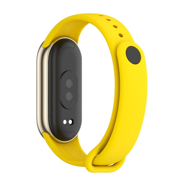 For Xiaomi Mi Band 8 Mijobs Solid Color Silicone Watch Band