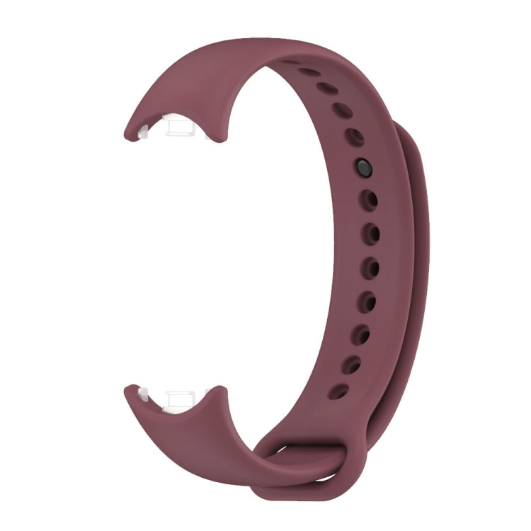 For Xiaomi Mi Band 8 Mijobs Solid Color Silicone Watch Band
