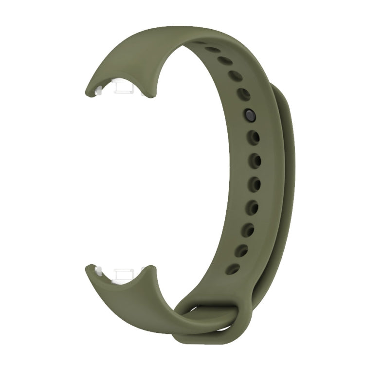 For Xiaomi Mi Band 8 Mijobs Solid Color Silicone Watch Band