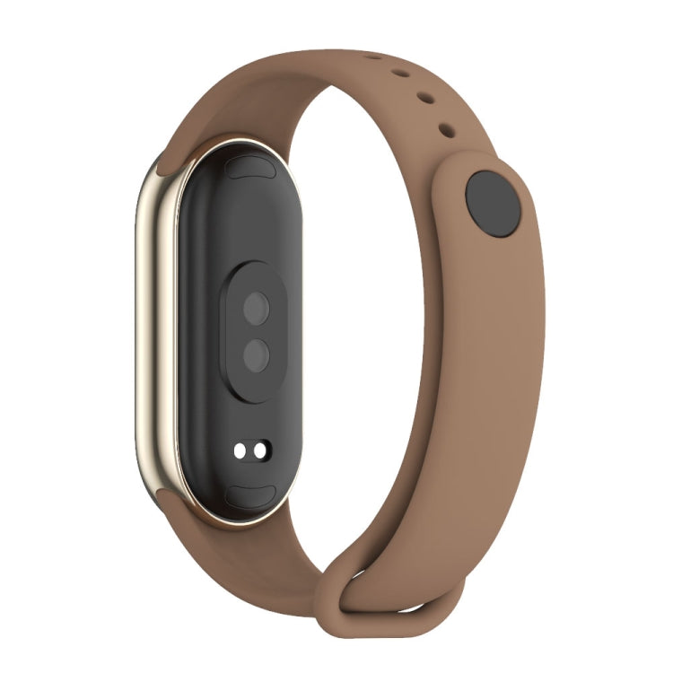 For Xiaomi Mi Band 8 Mijobs Solid Color Silicone Watch Band