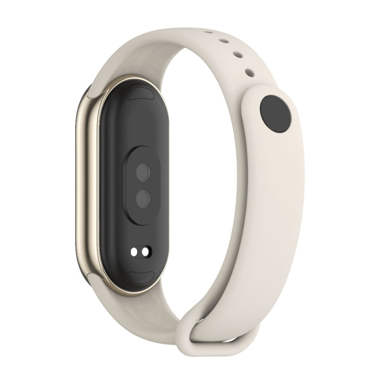 For Xiaomi Mi Band 8 Mijobs Solid Color Silicone Watch Band