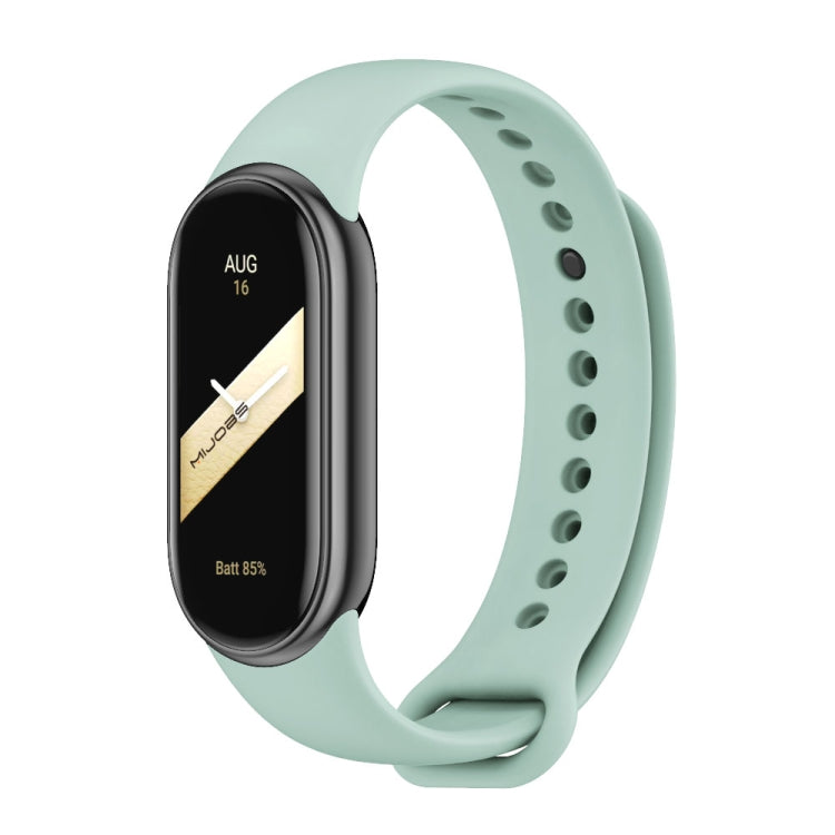 For Xiaomi Mi Band 8 Mijobs Solid Color Silicone Watch Band
