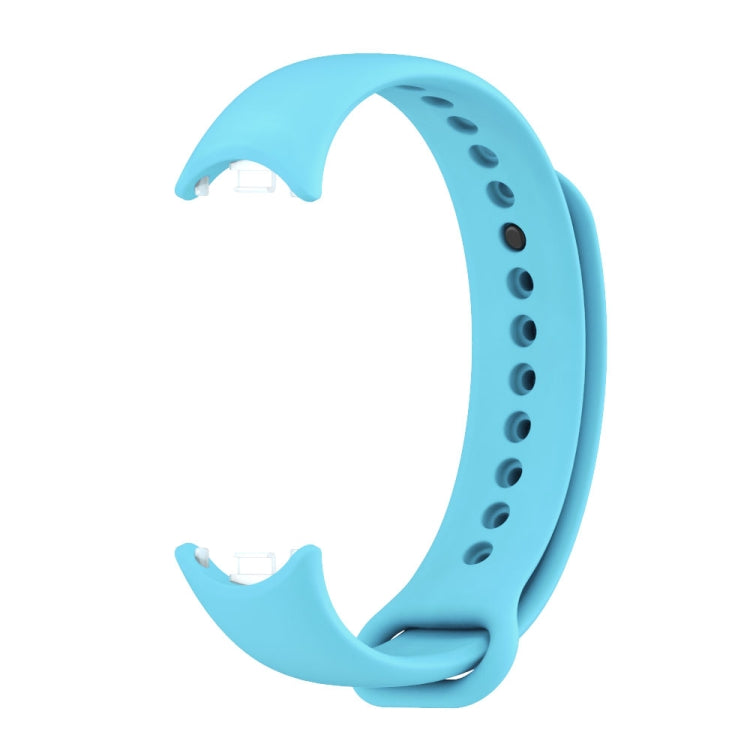 For Xiaomi Mi Band 8 Mijobs Solid Color Silicone Watch Band