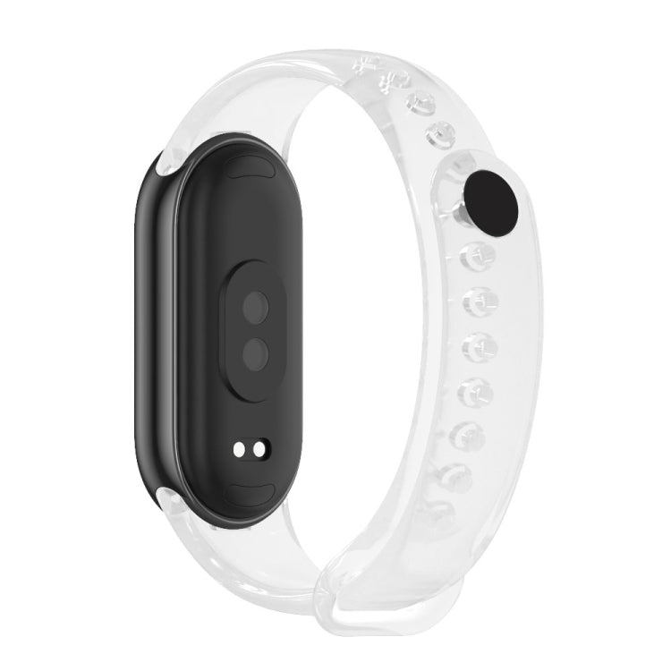 For Xiaomi Mi Band 8 Mijobs Solid Color Silicone Watch Band