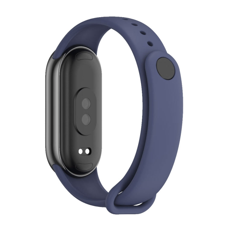 For Xiaomi Mi Band 8 Mijobs Solid Color Silicone Watch Band