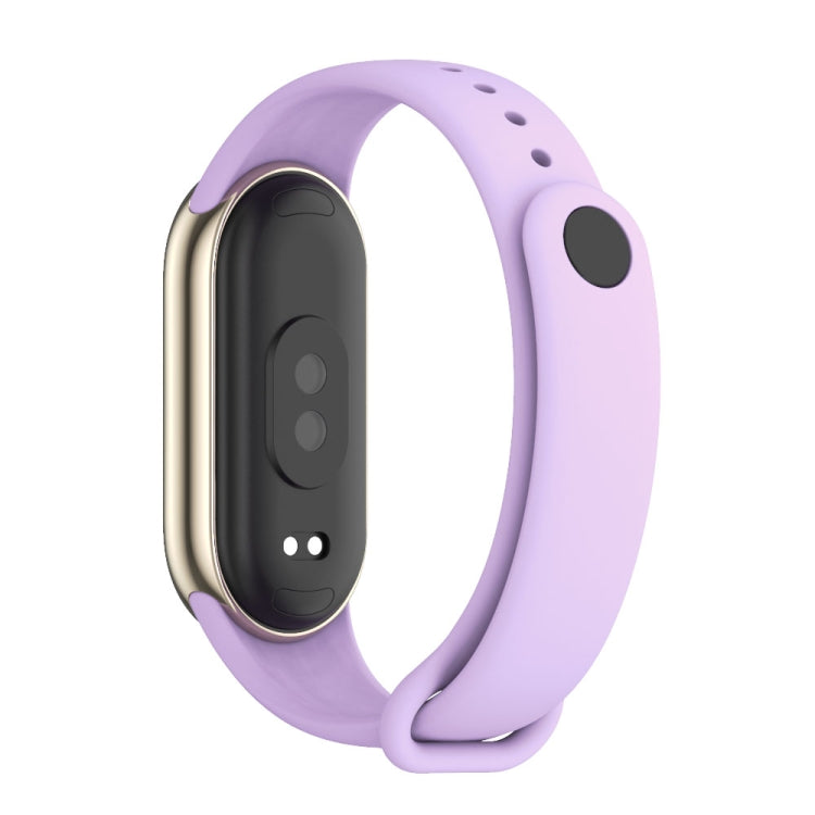 For Xiaomi Mi Band 8 Mijobs Solid Color Silicone Watch Band