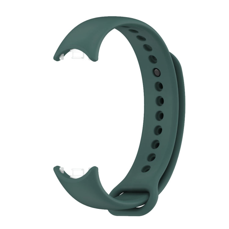 For Xiaomi Mi Band 8 Mijobs Solid Color Silicone Watch Band