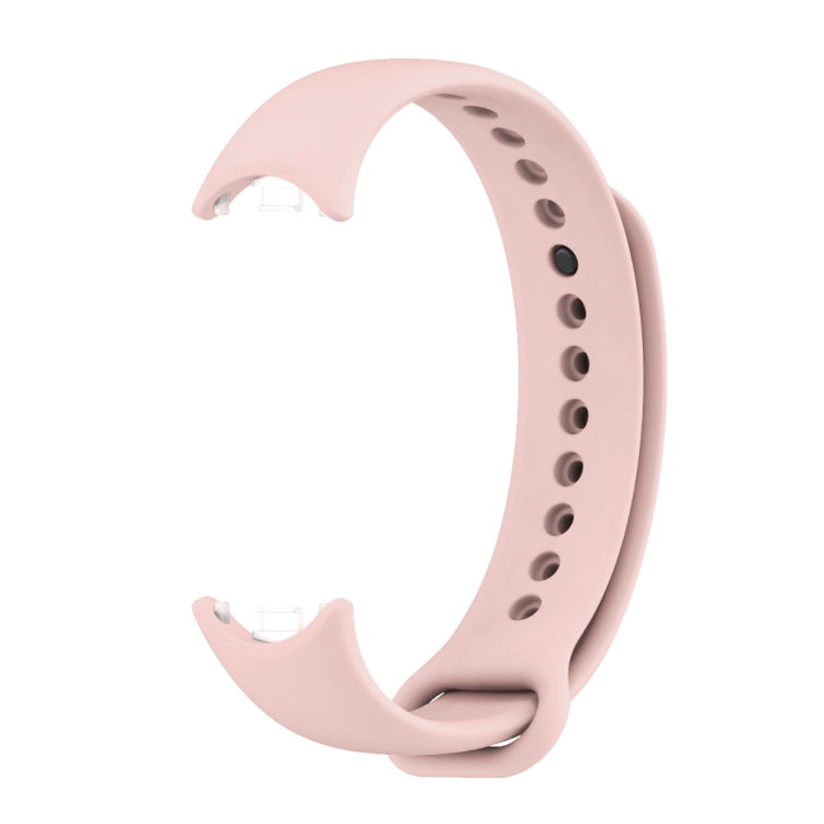 For Xiaomi Mi Band 8 Mijobs Solid Color Silicone Watch Band