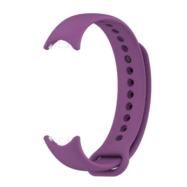 For Xiaomi Mi Band 8 Mijobs Solid Color Silicone Watch Band