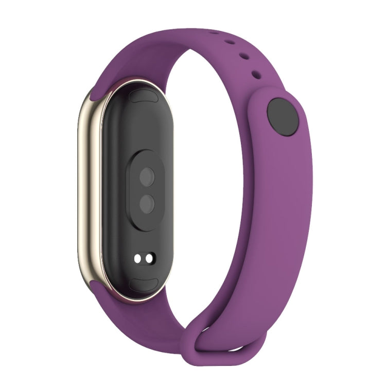 For Xiaomi Mi Band 8 Mijobs Solid Color Silicone Watch Band