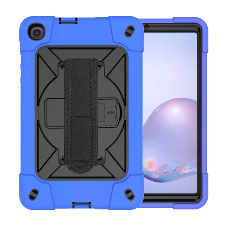 For Samsung Galaxy Tab A8.4 (2020) T307 Contrast Color Robot Shockproof Silicon + PC Protective Case with Holder & Pen Slot