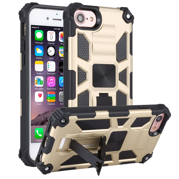 For iPhone 6 Shockproof TPU + PC Magnetic Protective Case with Holder