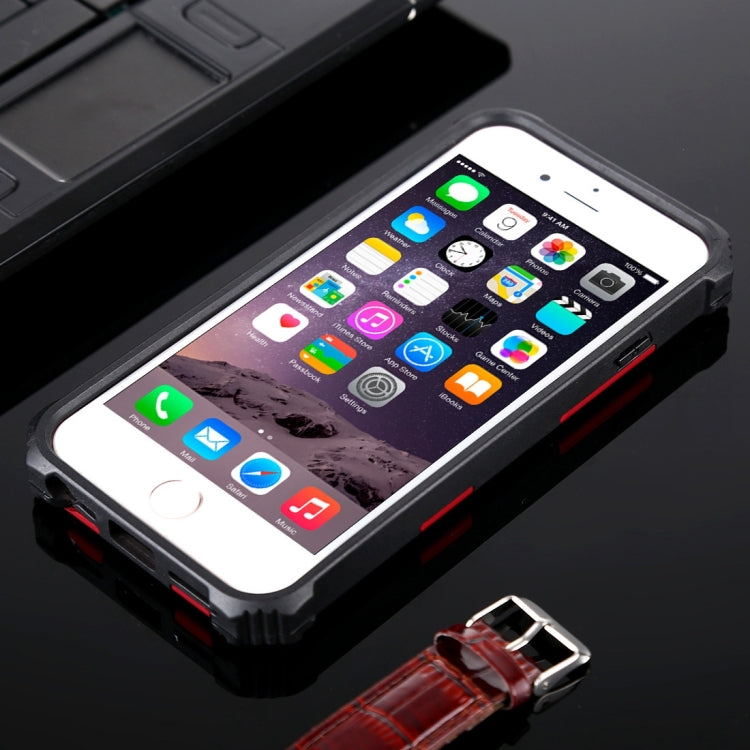 For iPhone 6 Shockproof TPU + PC Magnetic Protective Case with Holder
