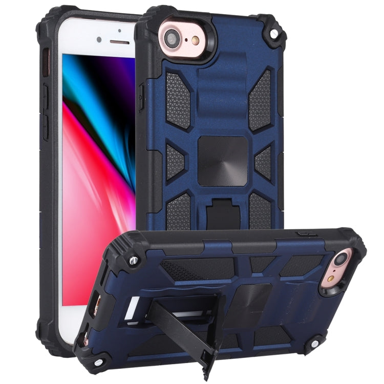 For iPhone SE 2022 / SE 2020 / 8 / 7 Shockproof TPU + PC Magnetic Protective Case with Holder