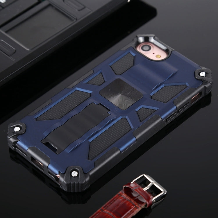For iPhone SE 2022 / SE 2020 / 8 / 7 Shockproof TPU + PC Magnetic Protective Case with Holder