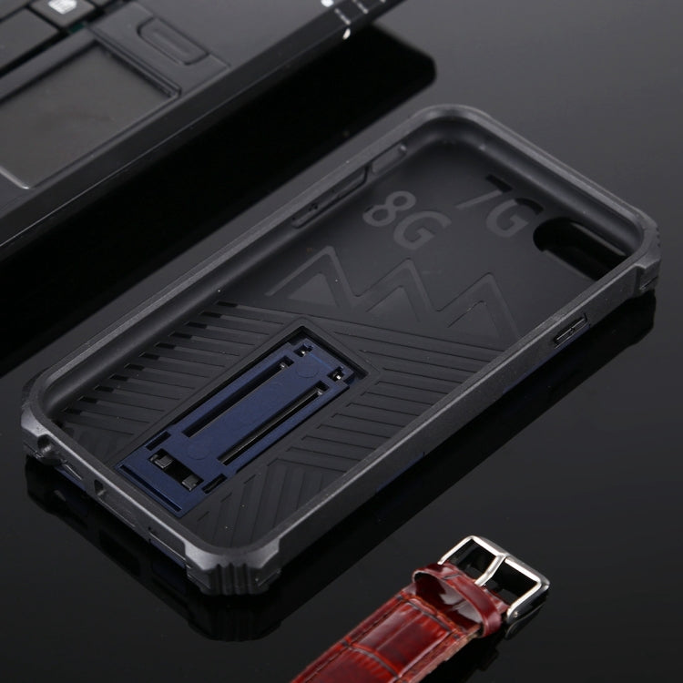 For iPhone SE 2022 / SE 2020 / 8 / 7 Shockproof TPU + PC Magnetic Protective Case with Holder