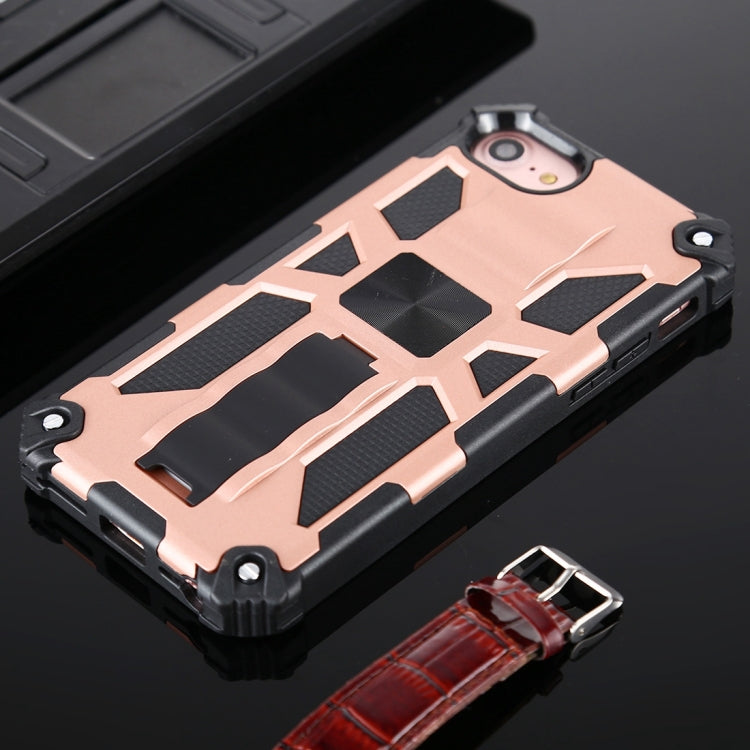 For iPhone SE 2022 / SE 2020 / 8 / 7 Shockproof TPU + PC Magnetic Protective Case with Holder