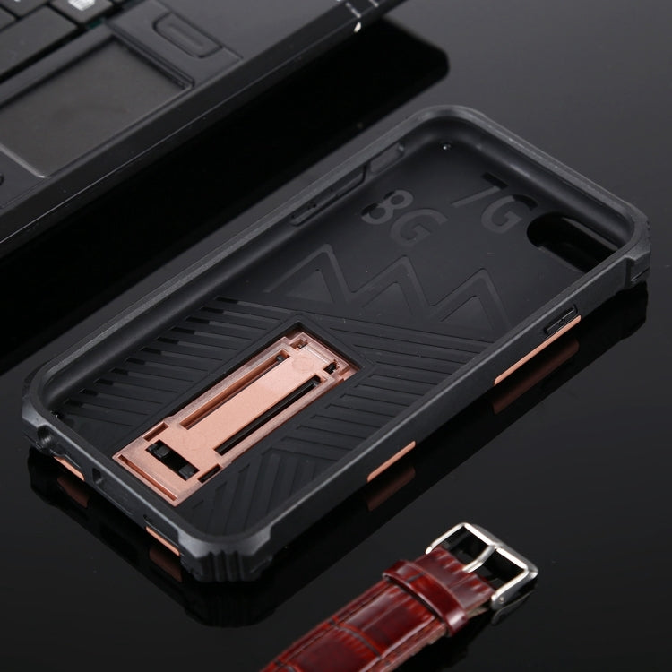 For iPhone SE 2022 / SE 2020 / 8 / 7 Shockproof TPU + PC Magnetic Protective Case with Holder