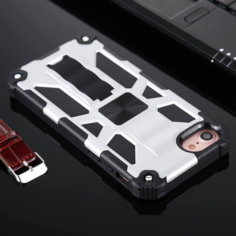 For iPhone SE 2022 / SE 2020 / 8 / 7 Shockproof TPU + PC Magnetic Protective Case with Holder