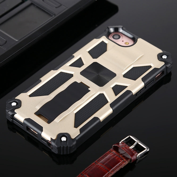 For iPhone SE 2022 / SE 2020 / 8 / 7 Shockproof TPU + PC Magnetic Protective Case with Holder