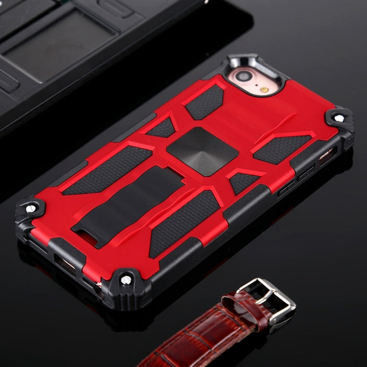 For iPhone SE 2022 / SE 2020 / 8 / 7 Shockproof TPU + PC Magnetic Protective Case with Holder