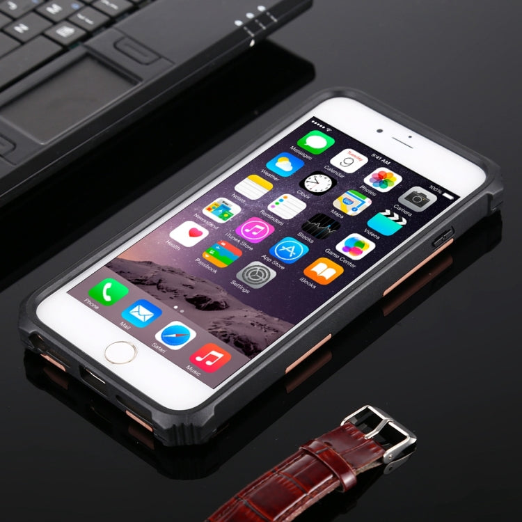 For iPhone 6 Plus Shockproof TPU + PC Magnetic Protective Case with Holder
