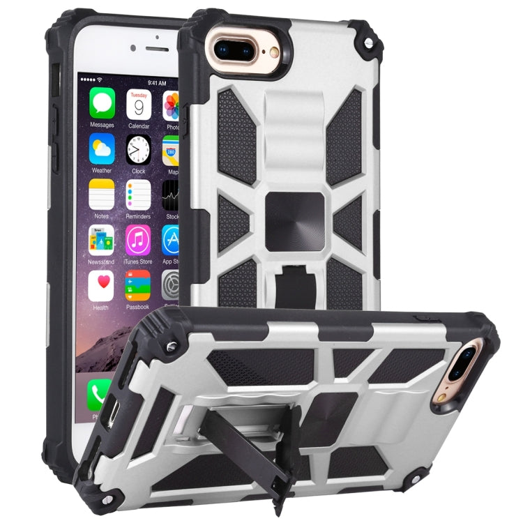 For iPhone 6 Plus Shockproof TPU + PC Magnetic Protective Case with Holder