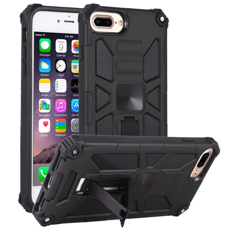For iPhone 6 Plus Shockproof TPU + PC Magnetic Protective Case with Holder