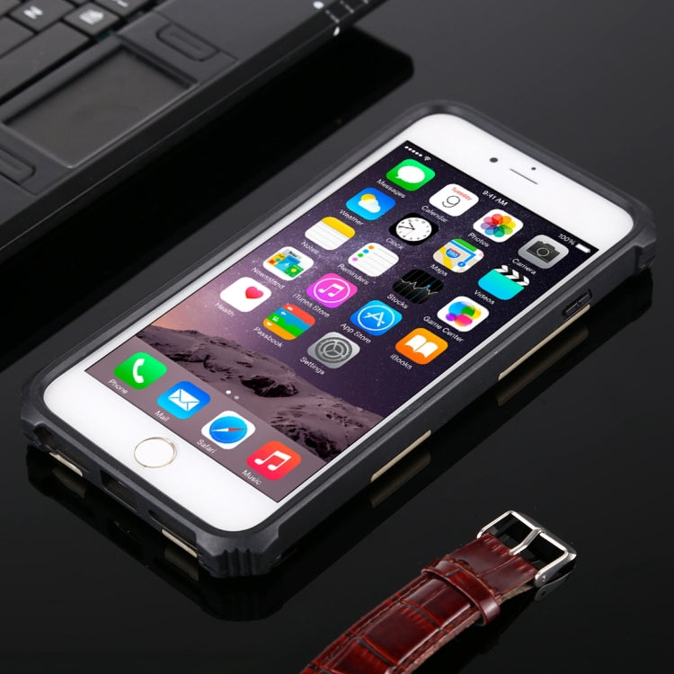 For iPhone 6 Plus Shockproof TPU + PC Magnetic Protective Case with Holder