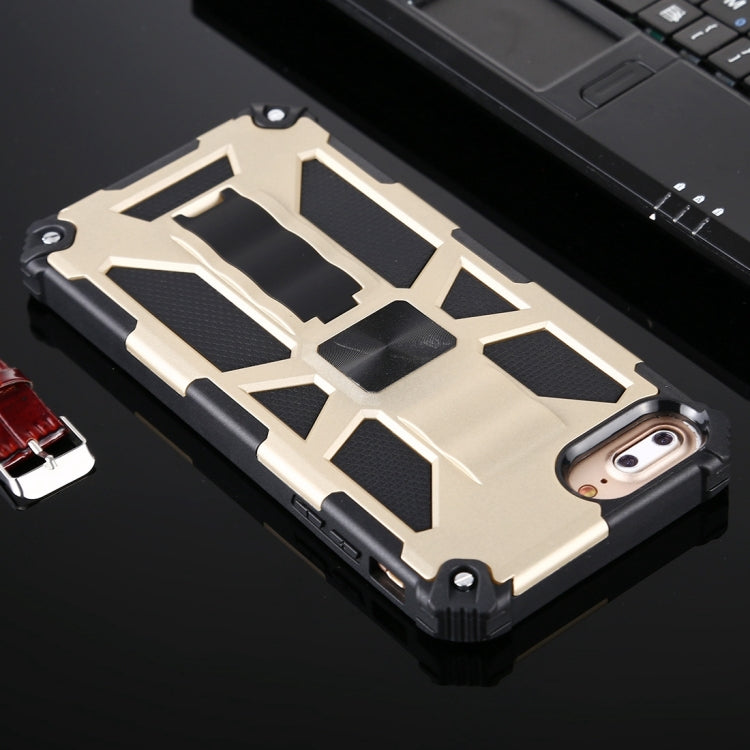 For iPhone 6 Plus Shockproof TPU + PC Magnetic Protective Case with Holder
