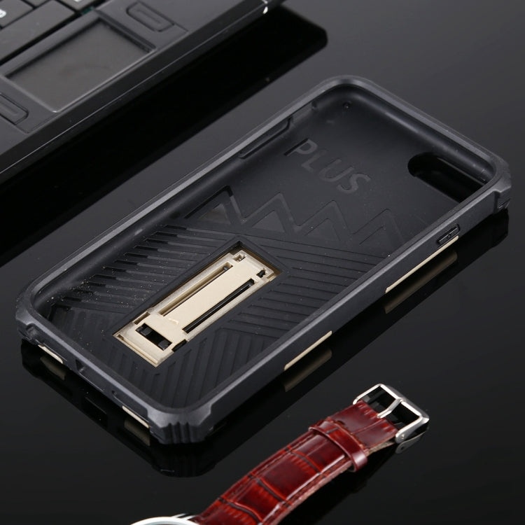 For iPhone 6 Plus Shockproof TPU + PC Magnetic Protective Case with Holder