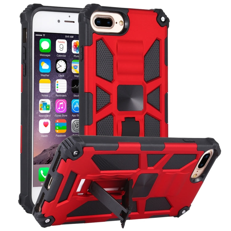 For iPhone 6 Plus Shockproof TPU + PC Magnetic Protective Case with Holder