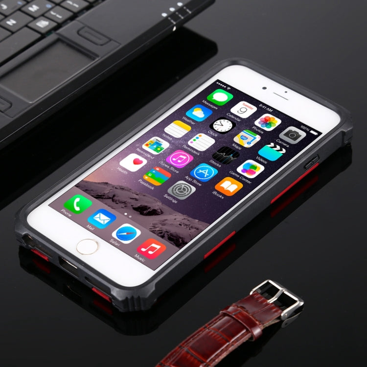 For iPhone 6 Plus Shockproof TPU + PC Magnetic Protective Case with Holder
