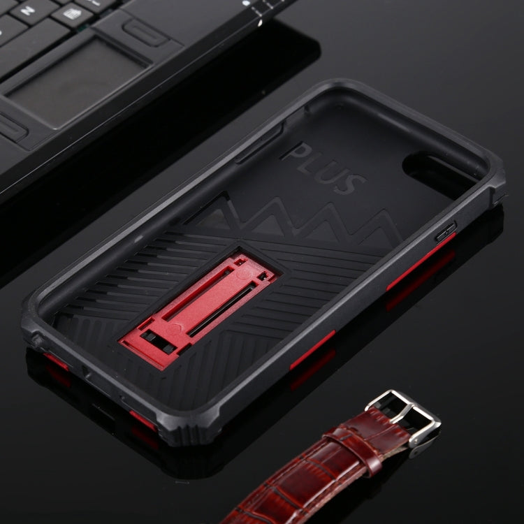 For iPhone 6 Plus Shockproof TPU + PC Magnetic Protective Case with Holder