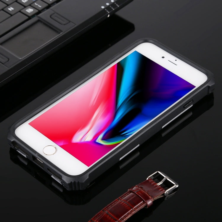 For iPhone 8 Plus / 7 Plus Shockproof TPU + PC Magnetic Protective Case with Holder