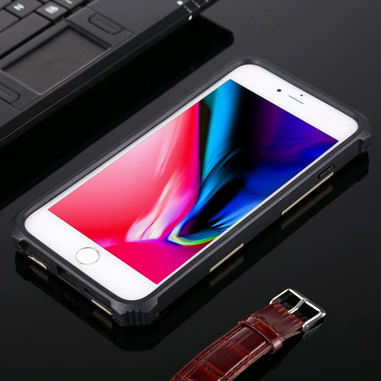 For iPhone 8 Plus / 7 Plus Shockproof TPU + PC Magnetic Protective Case with Holder