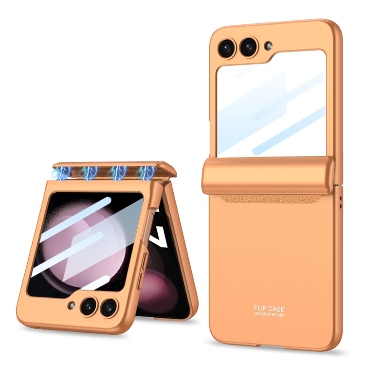 For Samsung Galaxy Z Flip5 GKK Integrated Magnetic Full Coverage Folding Phone Case