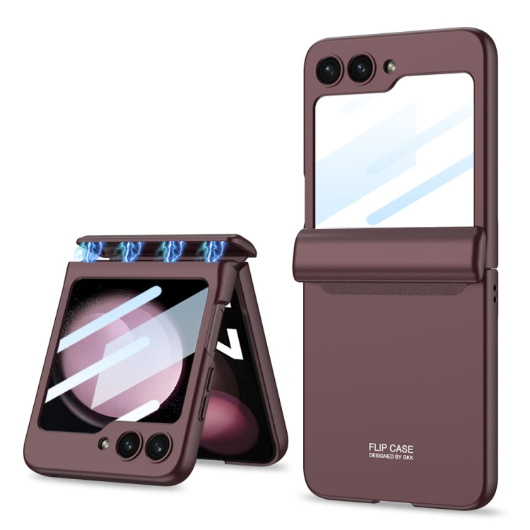 For Samsung Galaxy Z Flip5 GKK Integrated Magnetic Full Coverage Folding Phone Case