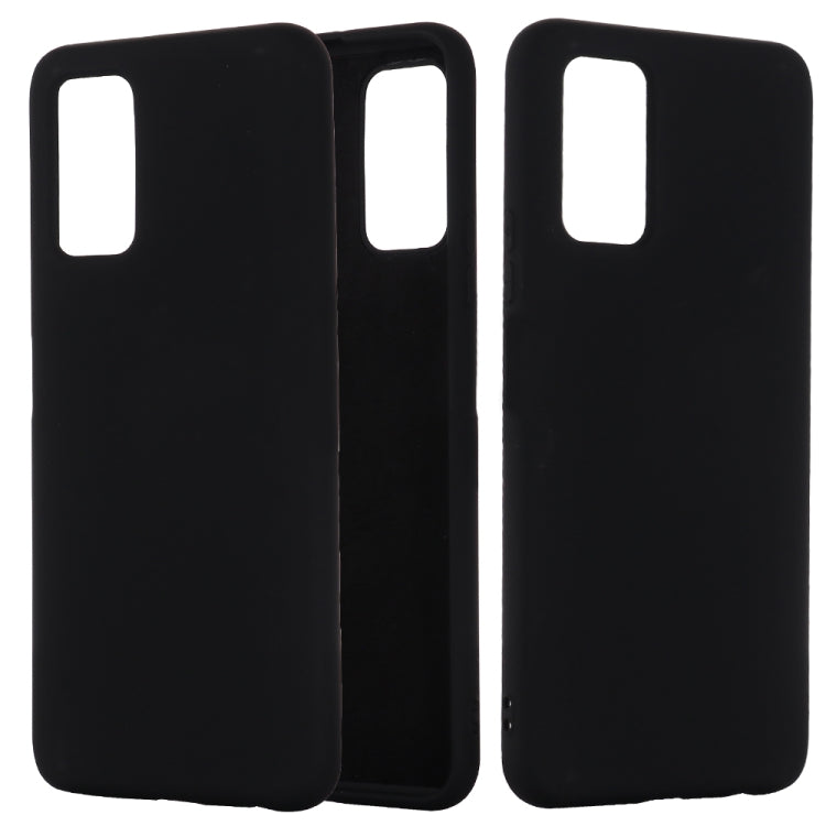 For Samsung Galaxy Note20 5G Pure Color Liquid Silicone Shockproof Full Coverage Case