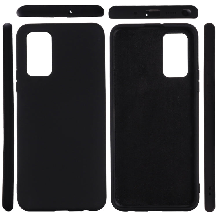For Samsung Galaxy Note20 5G Pure Color Liquid Silicone Shockproof Full Coverage Case