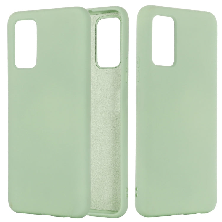 For Samsung Galaxy Note20 5G Pure Color Liquid Silicone Shockproof Full Coverage Case