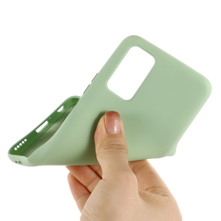 For Samsung Galaxy Note20 5G Pure Color Liquid Silicone Shockproof Full Coverage Case