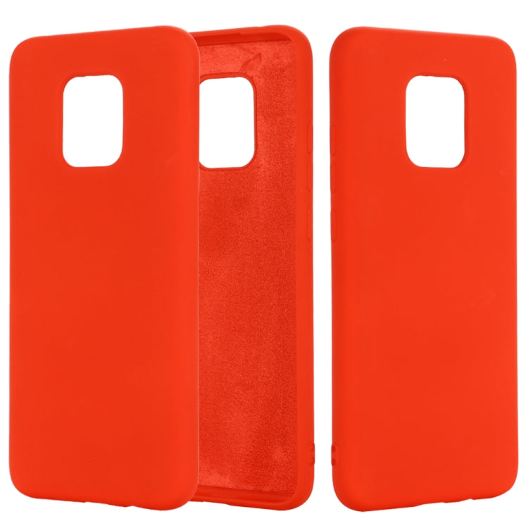For Xiaomi Redmi 10X 5G / 10X Pro 5G Pure Color Liquid Silicone Shockproof Full Coverage Case