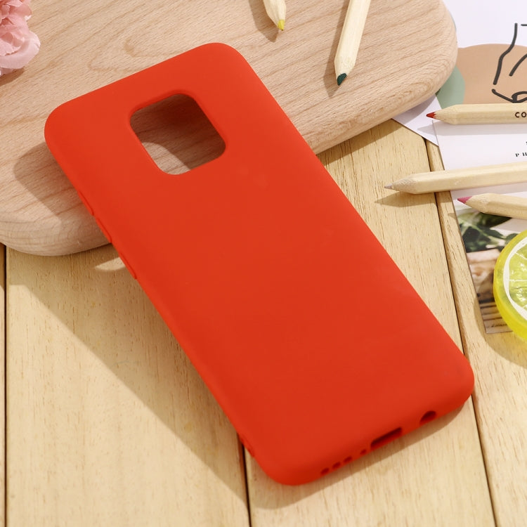 For Xiaomi Redmi 10X 5G / 10X Pro 5G Pure Color Liquid Silicone Shockproof Full Coverage Case