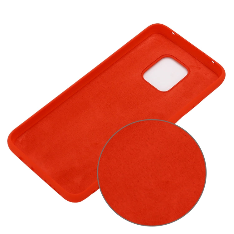 For Xiaomi Redmi 10X 5G / 10X Pro 5G Pure Color Liquid Silicone Shockproof Full Coverage Case