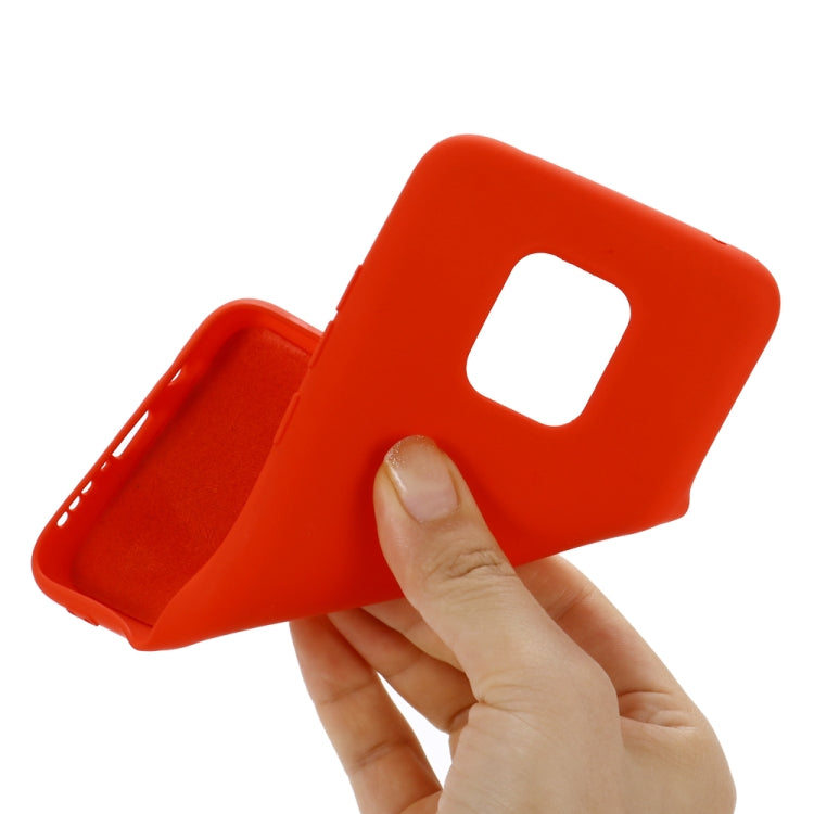 For Xiaomi Redmi 10X 5G / 10X Pro 5G Pure Color Liquid Silicone Shockproof Full Coverage Case