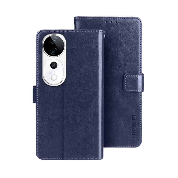 For vivo V40 5G idewei Crazy Horse Texture Leather Phone Case