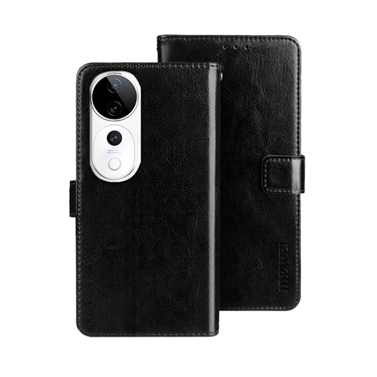 For vivo V40 5G idewei Crazy Horse Texture Leather Phone Case